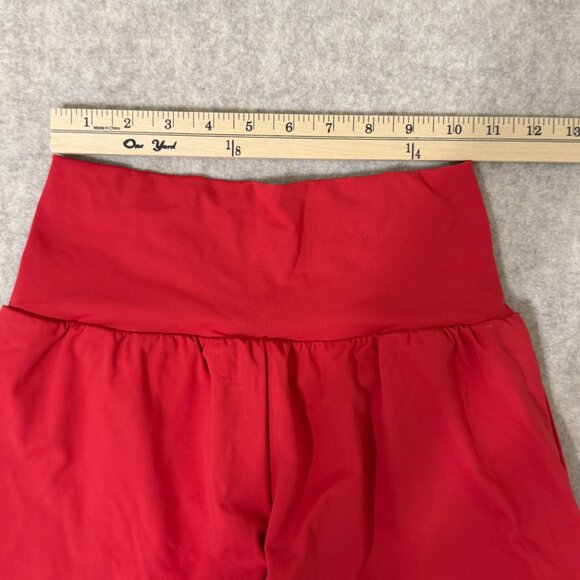 Halara Athletic Skort Shorts Red Built-In Shorts Pocket Activewear S NWT - Picture 2 of 13